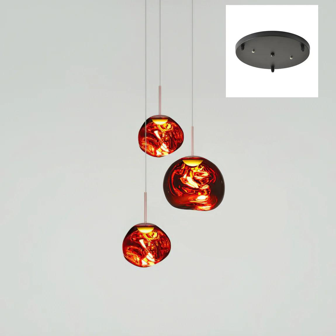 Multi Lava Round Chandelier - view 86