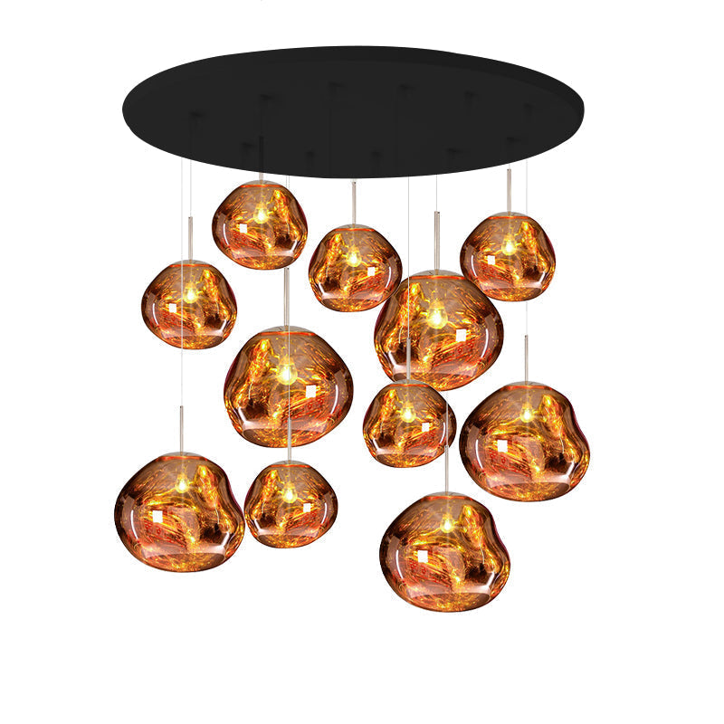 Multi Lava Round Chandelier - view 100