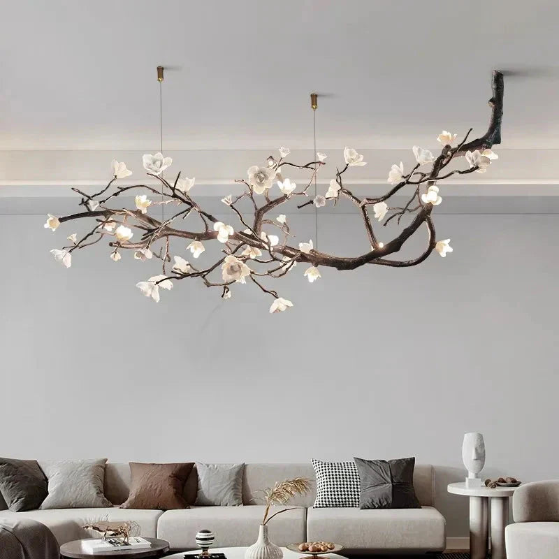 Wanos Crystal Flower Tree Branch Chandelier - view 7