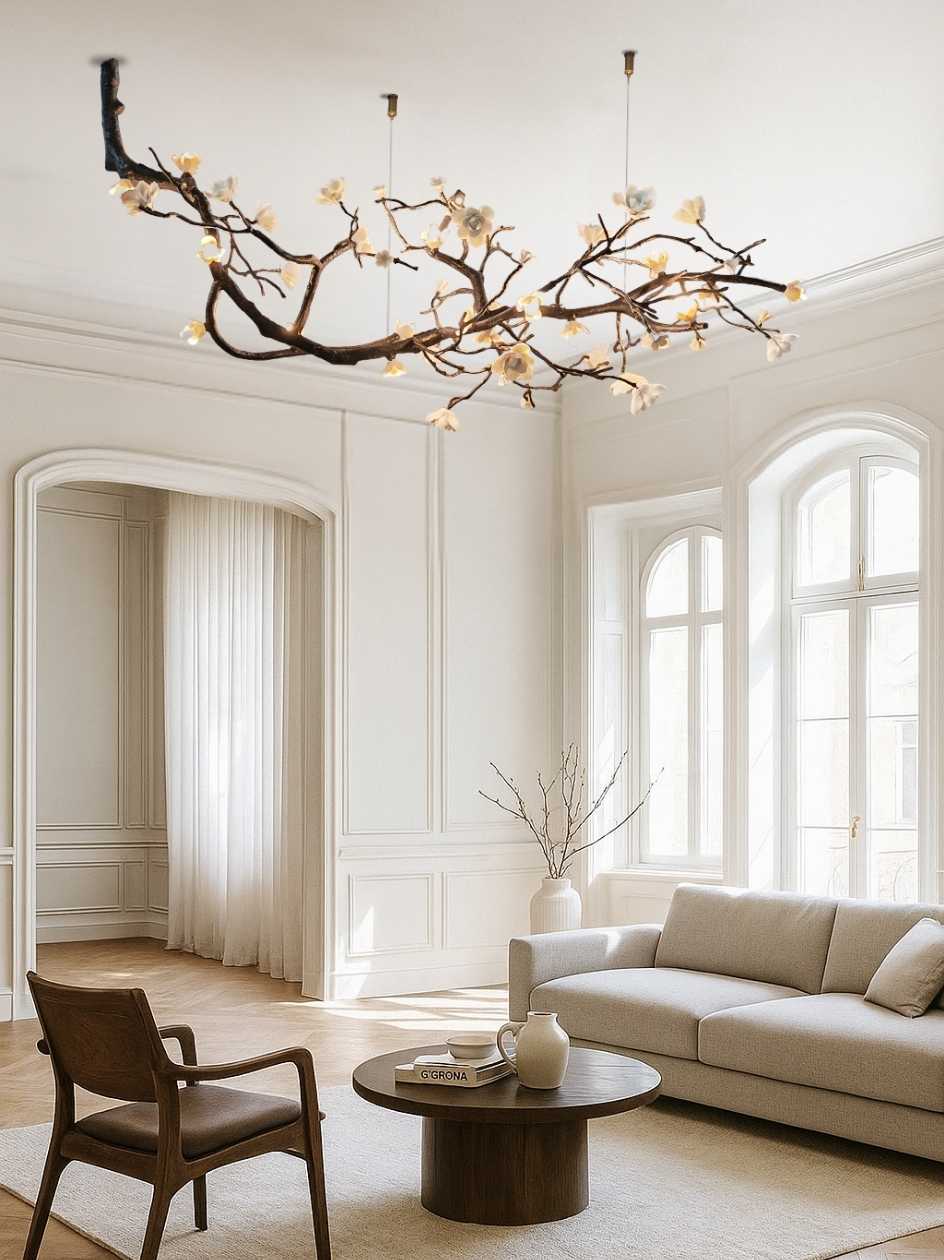 Wanos Crystal Flower Tree Branch Chandelier - view 4