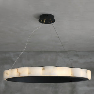 Avalon Moden Alabaster Round Chandelier - view 10