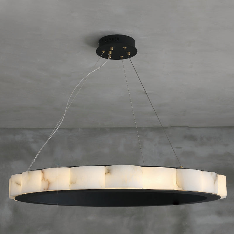 Avalon Moden Alabaster Round Chandelier - view 10