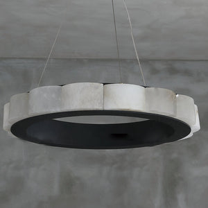 Avalon Moden Alabaster Round Chandelier - view 11