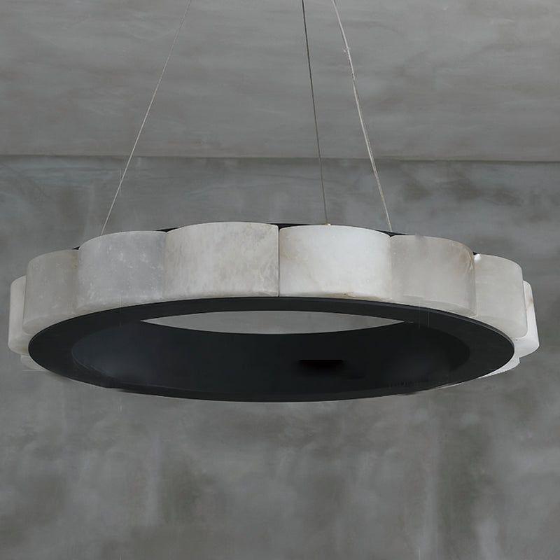 Avalon Moden Alabaster Round Chandelier - view 11