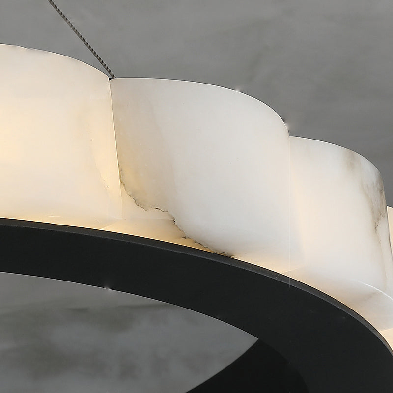 Avalon Moden Alabaster Round Chandelier - view 4