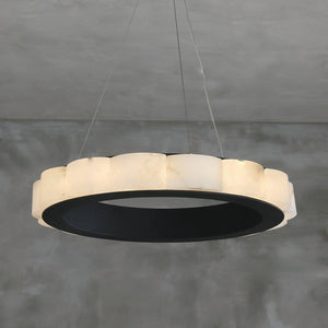 Avalon Moden Alabaster Round Chandelier - view 5
