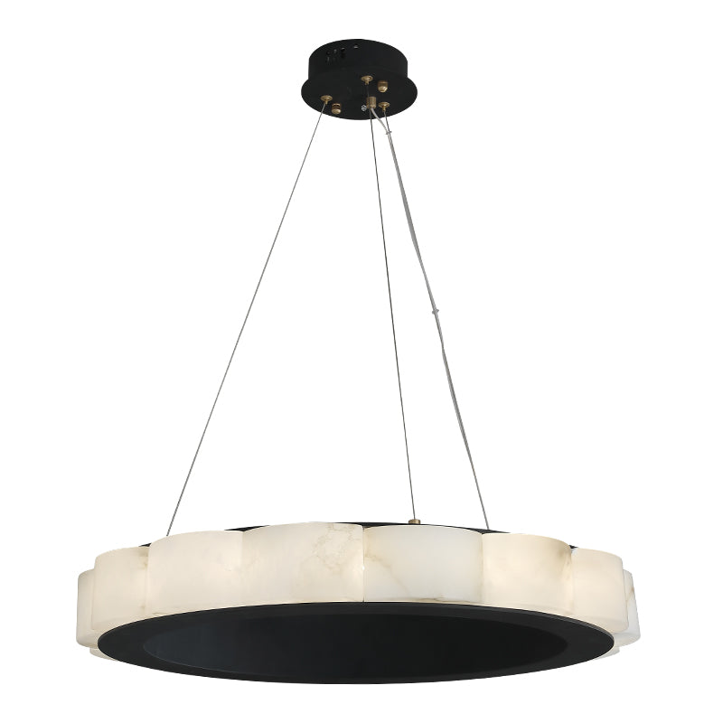 Avalon Moden Alabaster Round Chandelier - view 6