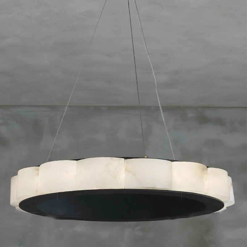 Avalon Moden Alabaster Round Chandelier - view 8