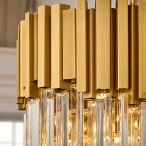 Modern Gold 3-Tier K9 Crystal Chandelier, three-tier - view 5