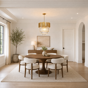 Modern Gold 3-Tier K9 Crystal Chandelier, three-tier - view 11