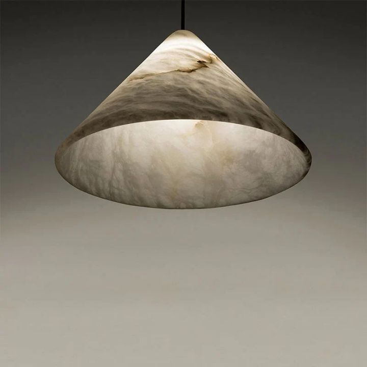 Modern Alabaster Kitchen Island Pendant Light - view 3