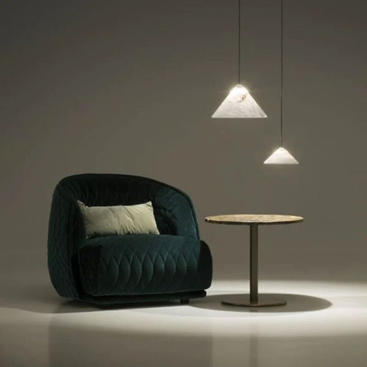 Modern Alabaster Kitchen Island Pendant Light - view 4