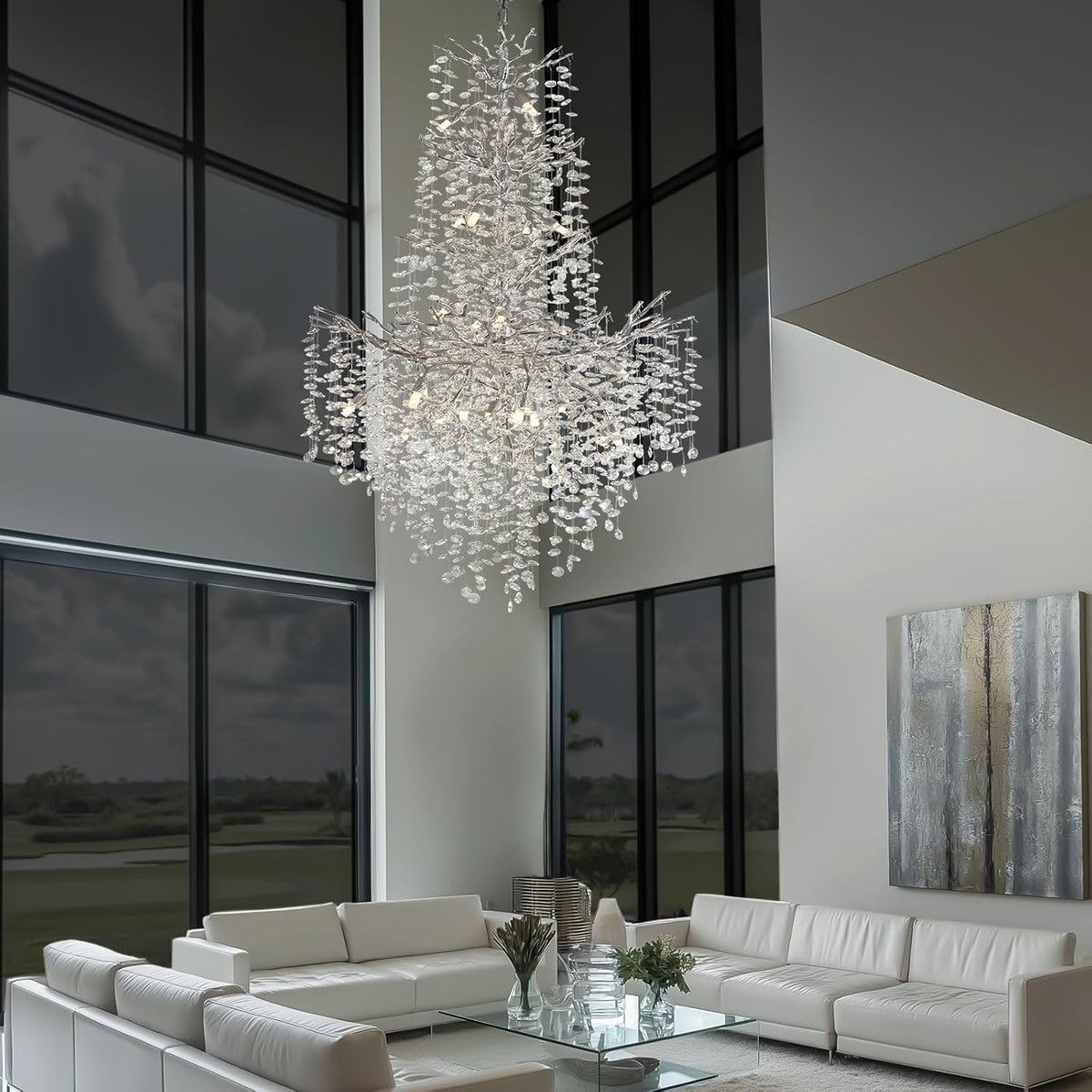 Modern Crystal Chandelier For Dining Room - view 6