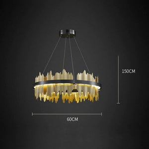 Modern Round Chandelier - view 4