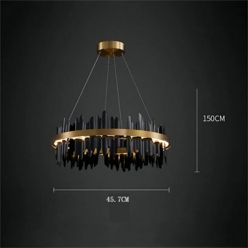 Modern Round Chandelier - view 7
