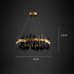 Modern Round Chandelier - view 3
