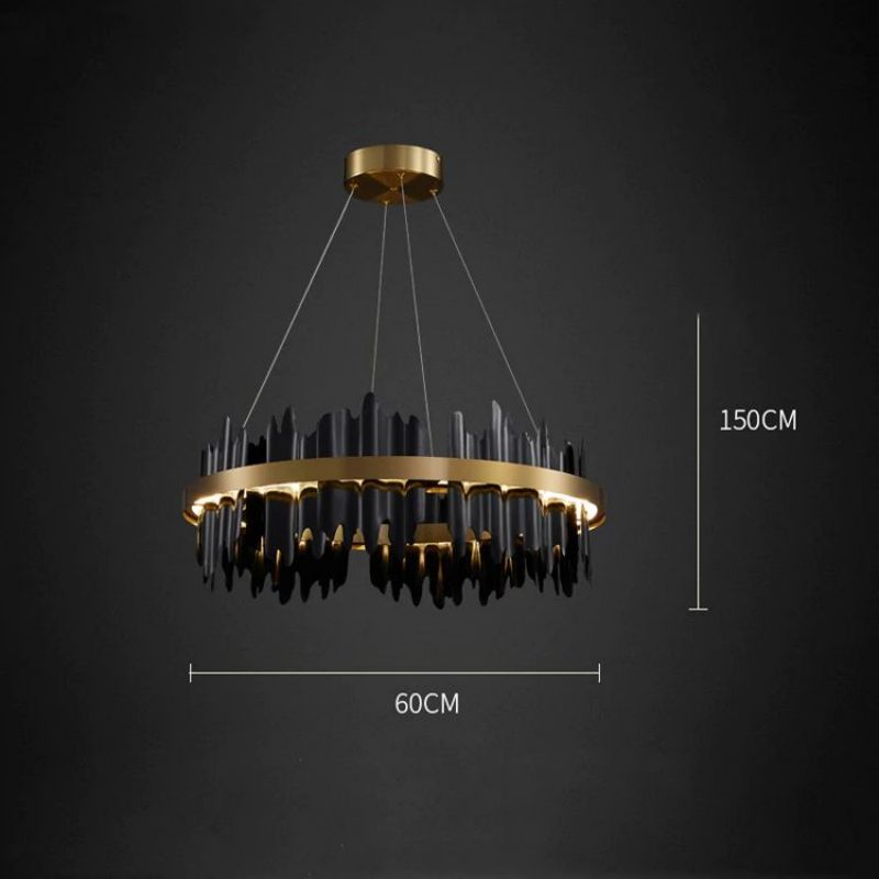 Modern Round Chandelier - view 3