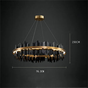 Modern Round Chandelier - view 5