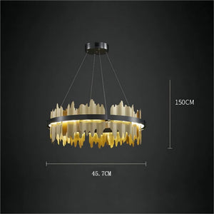 Modern Round Chandelier - view 2