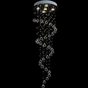 Modern Spherical Crystal Contemporary Chandelier - view 5