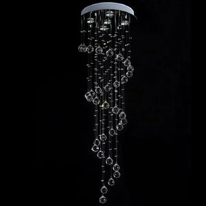 Modern Spherical Crystal Contemporary Chandelier - view 6