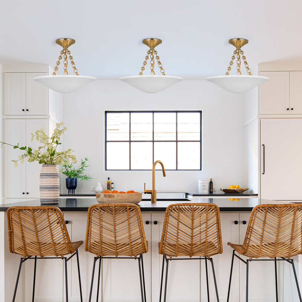 Modern Art Mason Semi Tiered Chandelier - view 4