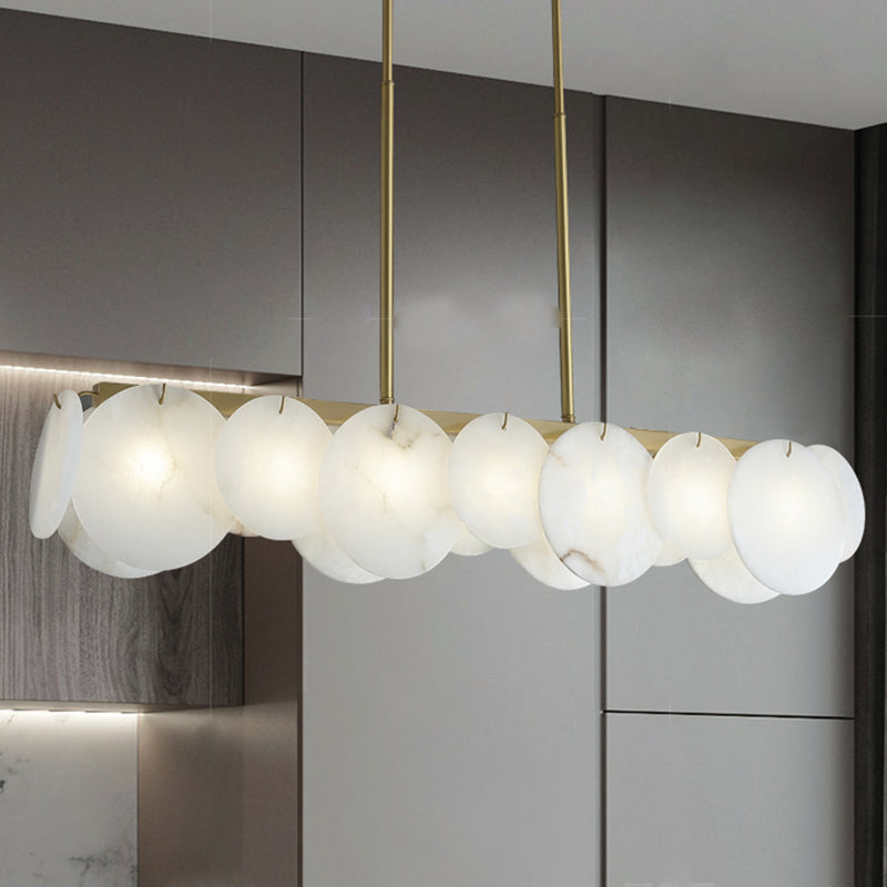 Modernity Alabaster Linear Chandelier - view 2