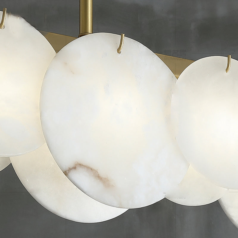 Modernity Alabaster Linear Chandelier - view 4