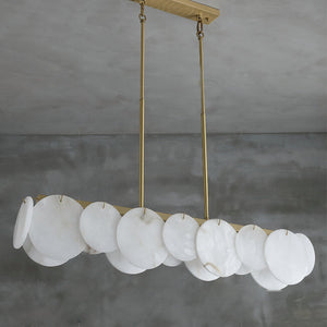 Modernity Alabaster Linear Chandelier - view 6