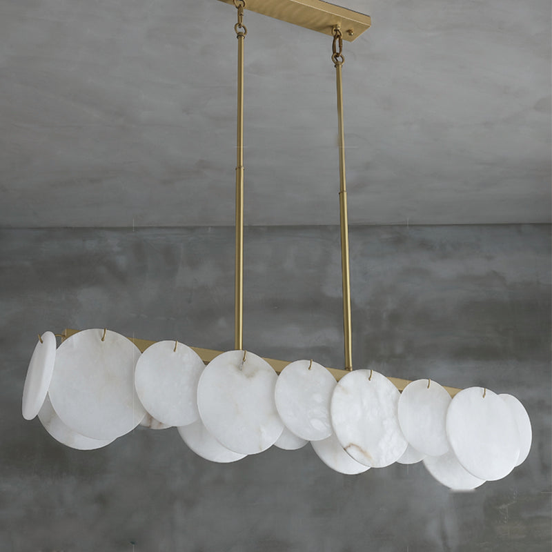 Modernity Alabaster Linear Chandelier - view 6
