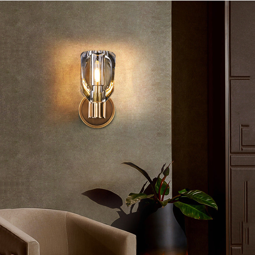 Canson Modern Crystal Bedroom Wall Sconces - view 9