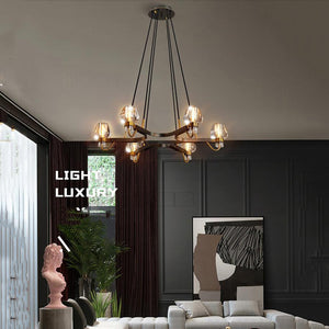 Galad Contemporary Crystal Chandelier 6-light - view 7