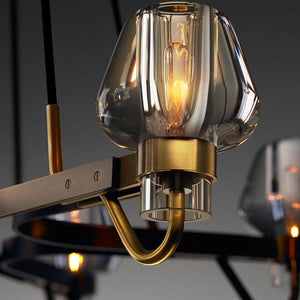 Galad Contemporary Crystal Chandelier 6-light - view 4