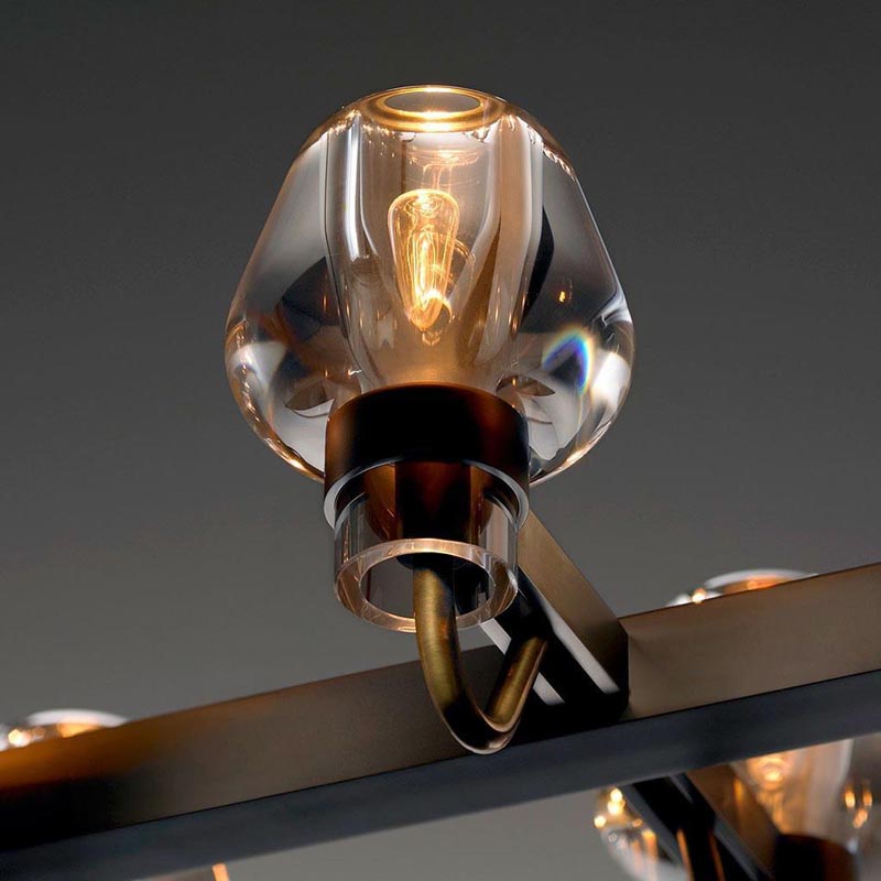 Galad Contemporary Crystal Linear Chandelier - view 6