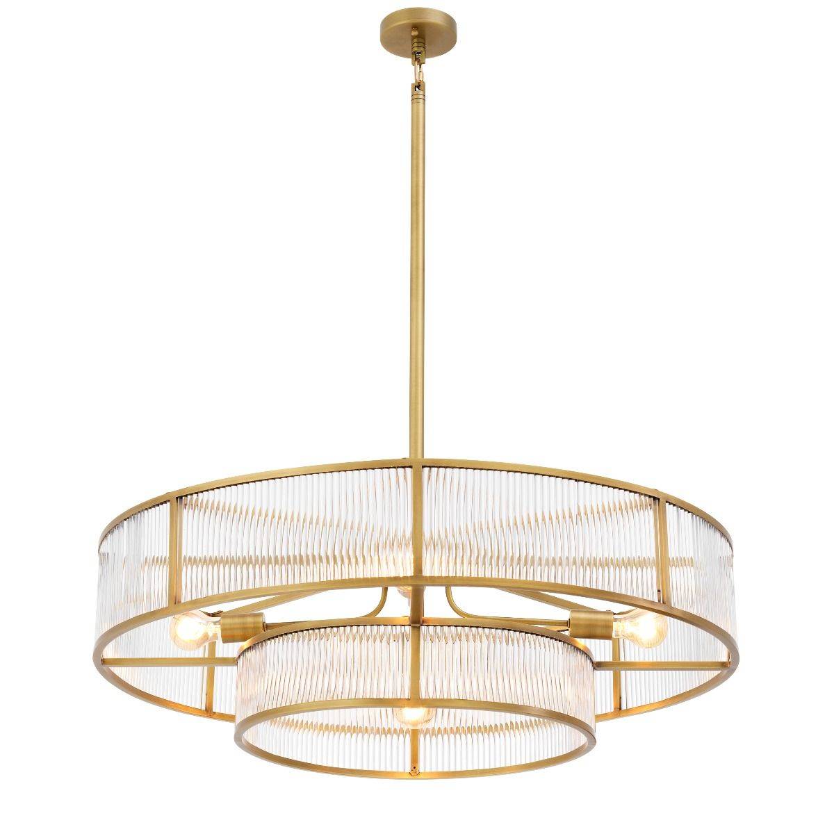 Thibaud Modern Brass Chandelier - Brass - view 4