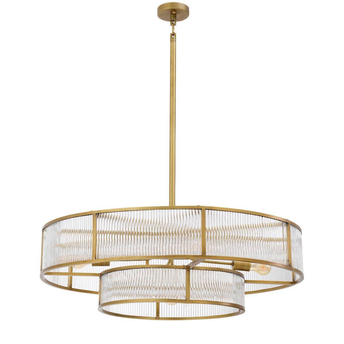 Thibaud Modern Brass Chandelier - Brass - view 2