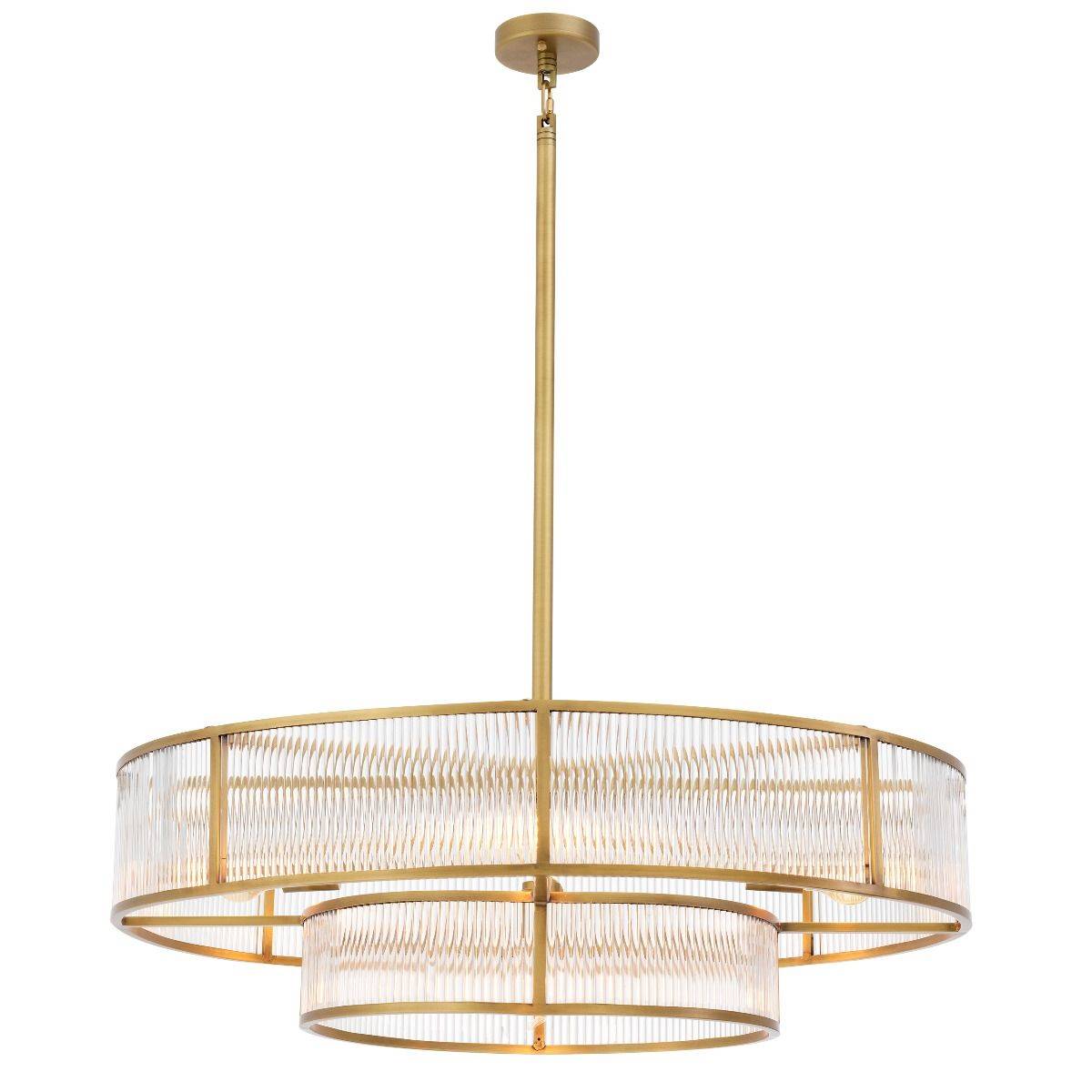 Thibaud Modern Brass Chandelier - Brass - view 5