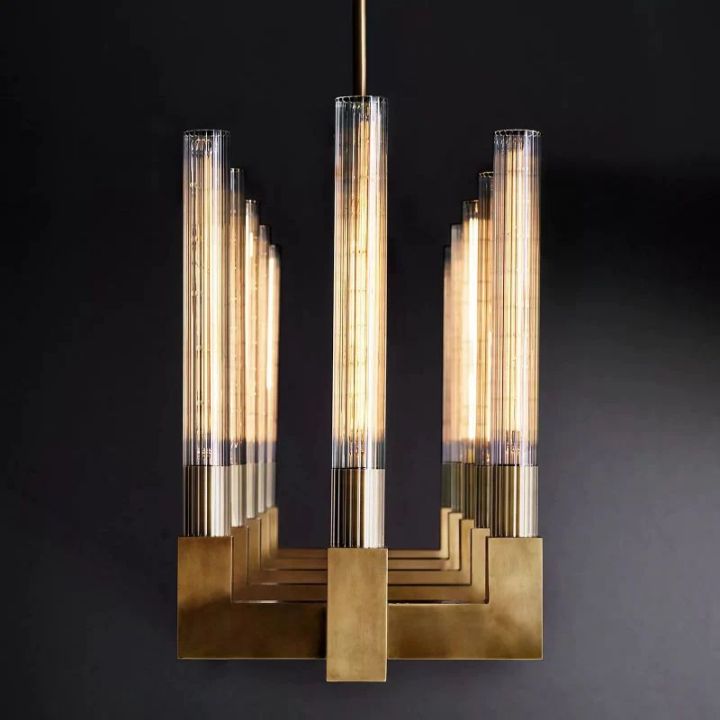 Mortal Glass Linear Chandelier 67" - view 7