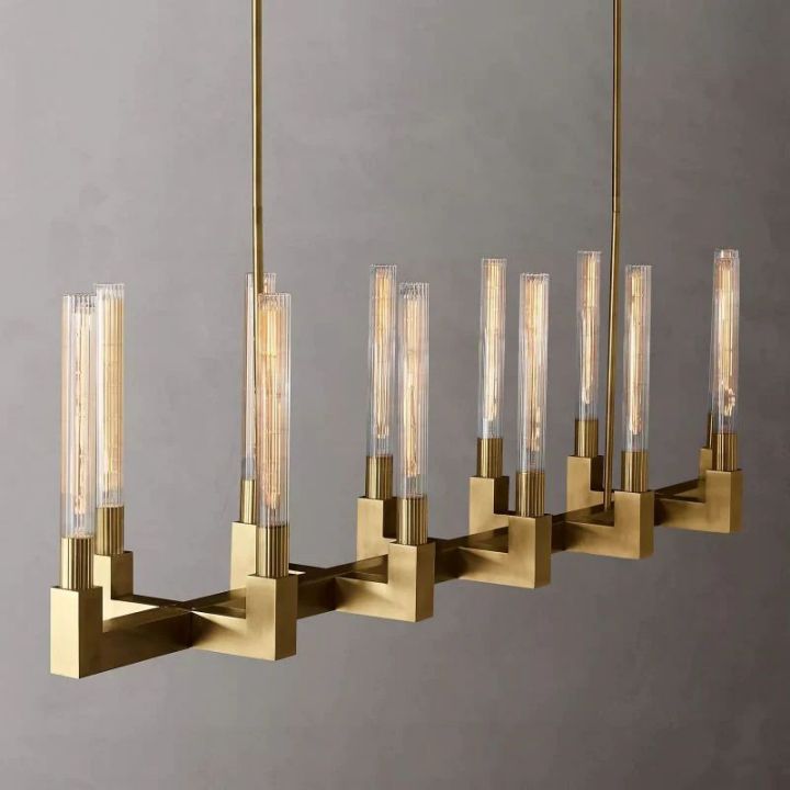 Mortal Glass Linear Chandelier 67" - view 4