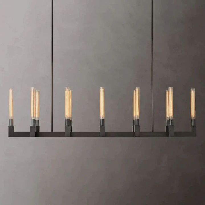 Mortal Glass Linear Chandelier 67" - view 2