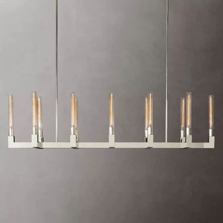 Mortal Glass Linear Chandelier 67" - view 3
