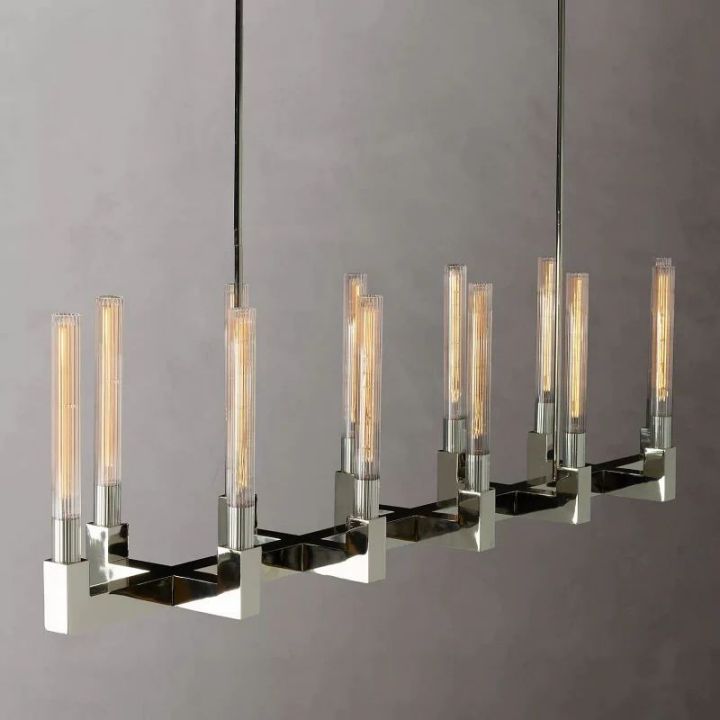 Mortal Glass Linear Chandelier 67" - view 6