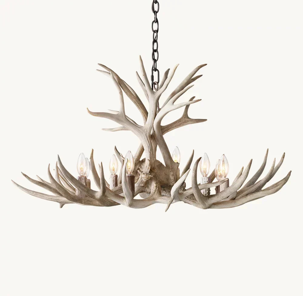 Natural Antler Chandelier 36" - view 2