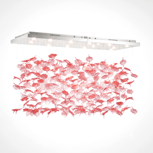 Multicolor Crystal Spiral Maple Leaf Chandelier - view 70