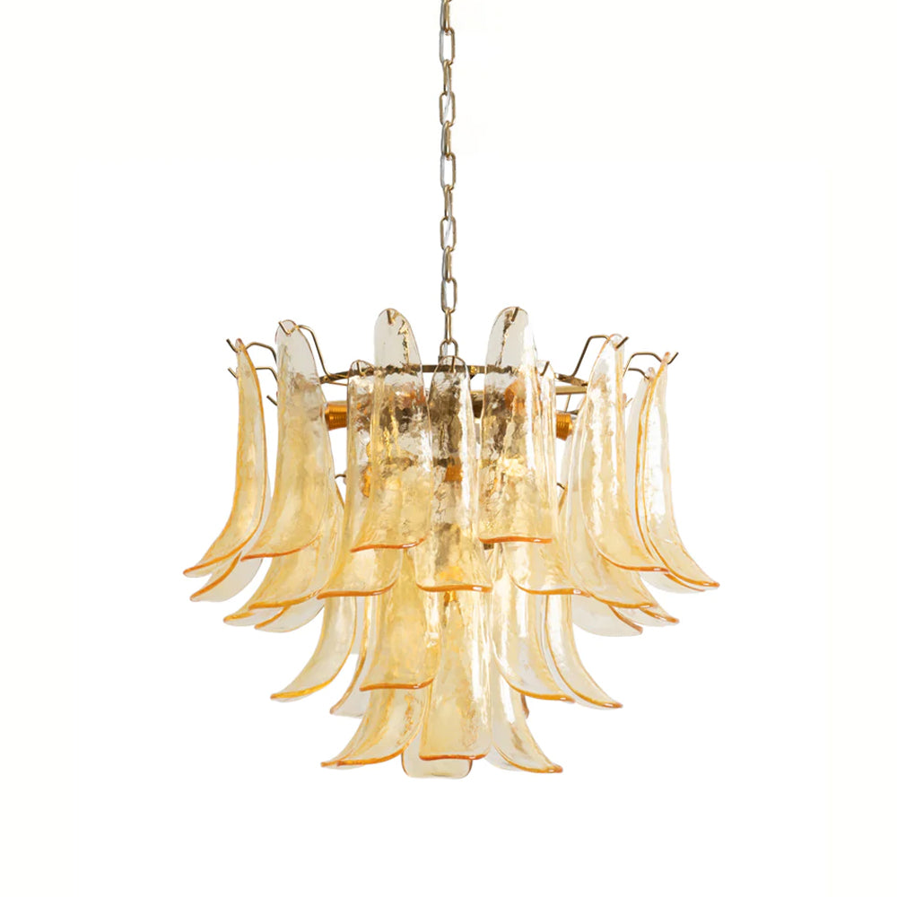 Virelia Tiered Glass Chandelier - Gold - view 62