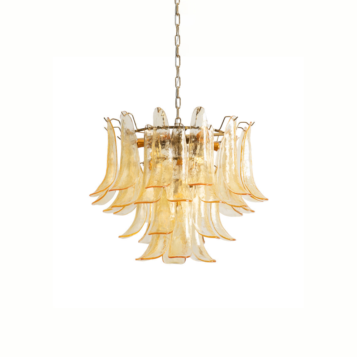 Virelia Tiered Glass Chandelier - Gold - view 63