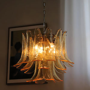 Virelia Tiered Glass Chandelier - Gold - view 61