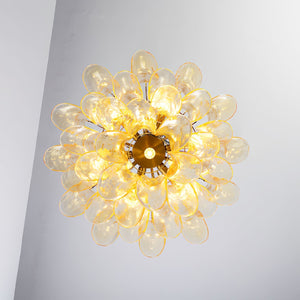 Virelia Tiered Glass Chandelier - Gold - view 51