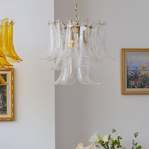 Virelia Tiered Glass Chandelier - Gold - view 52