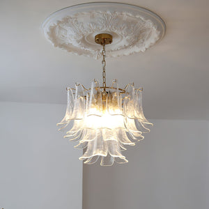 Virelia Tiered Glass Chandelier - Gold - view 53